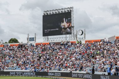 Dave Sid Lawrence 'ın 1. Rothesay Deneme Maçı' nda 1964-2025 arası oynadığını hatırlıyoruz. 3. Gün Hindistan 'a karşı Headingley Cricket Ground, Leeds, Birleşik Krallık, 22 Haziran 2025