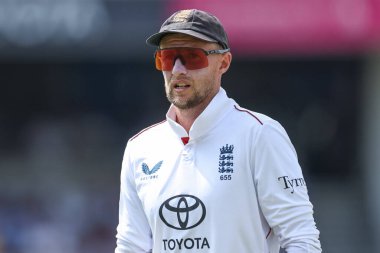 İngiltere 'den Joe Root 1. Rothesay Test Maçı 2. Gün İngiltere' ye karşı Headingley Kriket Sahası, Leeds, İngiltere, 21 Haziran 2025