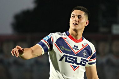 Wakefield Trinity 'den Isaiah Vagana, 20 Haziran 2025' te İngiltere 'nin Wakefield Stadyumu' nda oynanan 15.