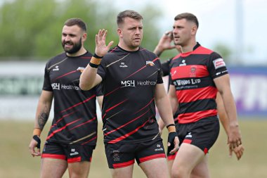 Barrow Raiders 'dan Tom Walker, Betfred Şampiyonası' ndan önce Hunslet RLFC, South Leeds Stadyumu 'nda Barrow Raiders' a karşı 22 Haziran 2025