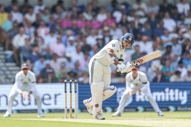 Hindistan 'dan Yashasvi Jaiswal, 1. Rothesay Test Maçı' nda İngiltere Hindistan 'a karşı Headingley Kriket Sahası, Leeds, Birleşik Krallık, 20 Haziran 2025