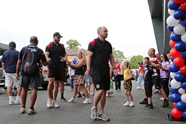 Wigan Warriors 'tan Liam Marshall, Wigan Kitchens Stadyumu' nda Wigan Warriors 'a karşı oynanan 15.