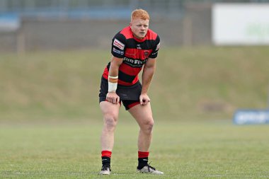 Barrow Raiders 'dan Josh Wood Betfred Şampiyonası maçında Hunslet RLFC, South Leeds Stadyumu' nda Barrow Raiders 'a karşı, 22 Haziran 2025