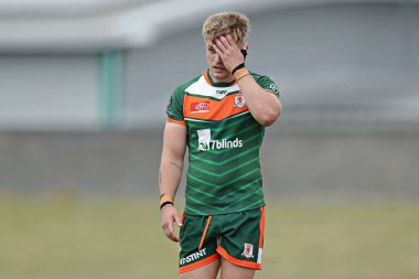 Hunslet RLFC 'den Kirby, Betfred Şampiyonası maçında Hunslet RLFC, Barrow Raiders' a karşı South Leeds Stadyumu, Leeds, İngiltere, 22 Haziran 2025