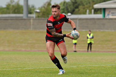 Barrow Raiders 'dan Ryan Johnston Betfred Şampiyonası maçında Hunslet RLFC, South Leeds Stadyumu' nda Barrow Raiders 'a karşı, 22 Haziran 2025