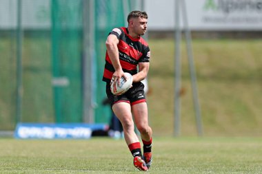 Barrow Raiders 'dan Brad Walker Betfred Şampiyonası maçında Hunslet RLFC, South Leeds Stadyumu' nda Barrow Raiders 'a karşı, 22 Haziran 2025