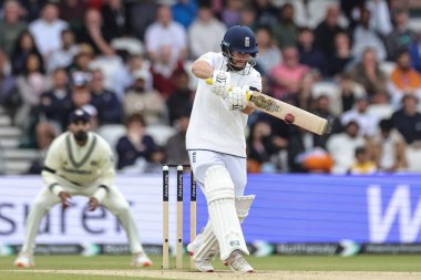 İngiliz Ben Duckett, 1. Rothesay Test Maçı 'nda Hindistan' a karşı Headingley Cricket Ground, Leeds, Birleşik Krallık, 24 Haziran 2025 'te 4 sayı kaydetti.