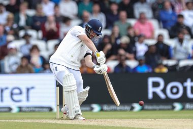 İngiliz Ben Duckett, 1. Rothesay Test Maçı 'nda Hindistan' a karşı Headingley Cricket Ground, Leeds, Birleşik Krallık, 24 Haziran 2025 'te 4 sayı kaydetti.