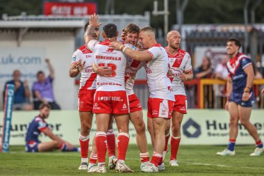 Hull KR 'dan Tom Davies, 27 Haziran 20255' te İngiltere 'nin Hull kenti Kingston' da oynanan Sewell Group Craven Park 'ta oynanan 16.