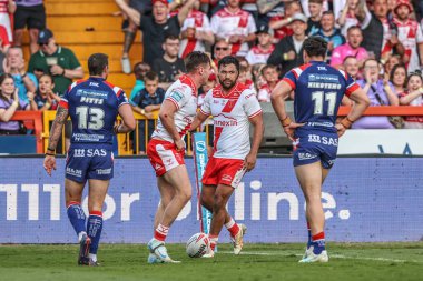 Hull KR 'dan Tom Davies, 27 Haziran 2025' te İngiltere 'nin Hull kenti Kingston' da oynanan Sewell Group Craven Park 'ta oynanan 16.
