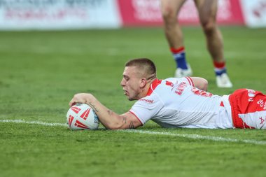 Hull KR 'dan Mikey Lewis, 27 Haziran 2025' te İngiltere 'nin Hull kenti Kingston' da oynanan Sewell Group Craven Park 'ta oynanan 16.