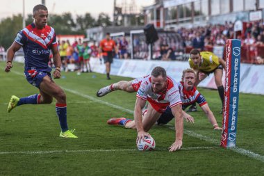 Hull KR 'dan Joe Burgess, 27 Haziran 2025' te İngiltere 'nin Hull kenti Kingston' da oynanan Sewell Group Craven Park 'ta oynanan 16.