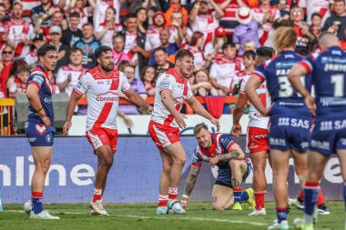 Hull KR 'dan Tom Davies, 27 Haziran 2025' te İngiltere 'nin Hull kenti Kingston' da oynanan Sewell Group Craven Park 'ta oynanan 16.
