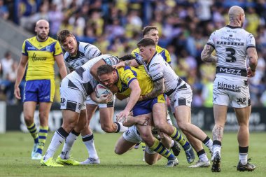 Warrington Wolves 'tan Ben Currie, 28 Haziran 2025' te İngiltere 'nin Warrington kentinde oynanan 16. Betfred Süper Lig karşılaşmasında Warrington Wolves vs Hull FC' ye karşı oynamıştır.