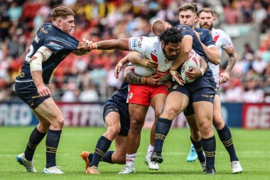 St. Helens takımından Agnatius Paasi, 29 Haziran 2025 'te St Helens ile Salford Red Devils arasında oynanan Betfred Süper Lig karşılaşmasında elendi.