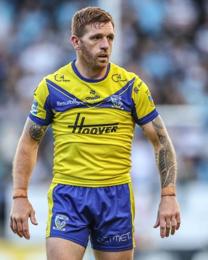 Warrington Wolves 'tan Marc Sneyd, Betfred Süper Lig 16. Maçı sırasında Warrington Wolves, Hull FC' ye karşı Halliwell Jones Stadyumu, Warrington, Birleşik Krallık, 28 Haziran 2025