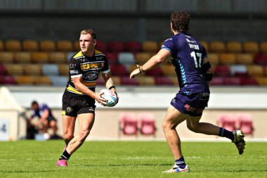 New York Knights RLFC 'den Liam Harris Betfred Şampiyonası maçında York City Knights, Featherstone Rovers' a karşı LNER Community Stadyumu, 29 Haziran 2025