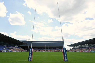 Betfred Şampiyonası 'ndan önceki LNER Halk Stadyumu' nun genel görüntüsü. York City Knights, Featherstone Rovers 'a karşı LNER Community Stadyumu, 29 Haziran 2025