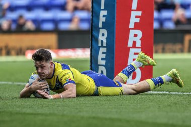 Warrington Wolves 'tan Josh Thewlis, 28 Haziran 2025' te Warrington, İngiltere 'deki Halliwell Jones Stadyumu' nda oynanan 16.