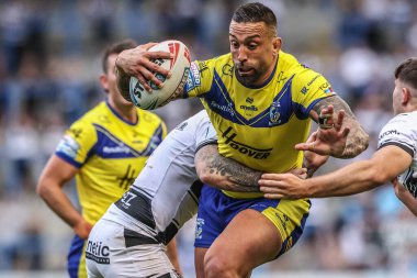 Warrington Wolves 'tan Paul Vaughan, 28 Haziran 2025' te İngiltere 'nin Warrington kentinde oynanan 16. Betfred Süper Lig karşılaşmasında Warrington Wolves' a karşı Hull FC 'de mücadele etti.