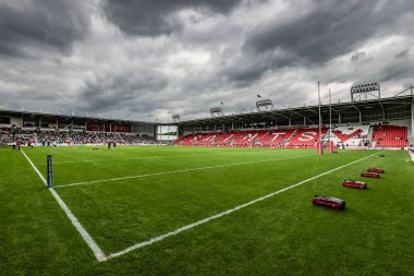 Betfred Süper Lig 'in 16. Maçı öncesinde St Helens-Salford Red Devils maçının genel görünümü: Tamamen Wicked Stadyumu, St Helens, Birleşik Krallık, 29 Haziran 2025