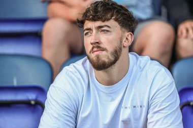 Warrington Wolves 'tan Matty Ashton, Betfred Süper Lig 16. Maçı sırasında Warrington Wolves, Hull FC' ye karşı Halliwell Jones Stadyumu, Warrington, Birleşik Krallık, 28 Haziran 2025