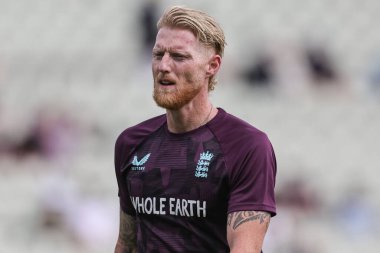 İngiltere kaptanı Ben Stokes 2 Temmuz 2025 'te İngiltere' nin Edgbaston, Birmingham 'da Hindistan' a karşı oynadığı 2. Rothesay Test Maçı 'nda ısınma öncesi oturumda