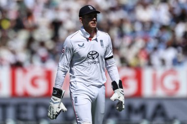 İngiltere 'den Jamie Smith 2. Rothesay Test Maçı 1. Günü' nde İngiltere Hindistan 'a karşı Edgbaston, Birmingham, Birleşik Krallık' ta 2 Temmuz 2025