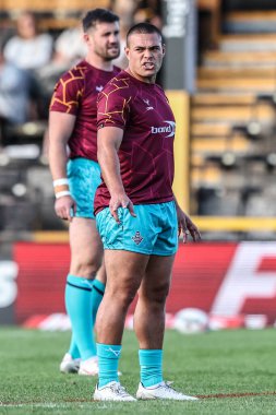 Huddersfield Giants takımının Tui Lolohea 'sı Betfred Süper Ligi' nin 17. raundunda Castleford Tigers, Huddersfield Giants 'a karşı The Mend-A-Hose Jungle, Castleford, İngiltere, 3 Temmuz 2025