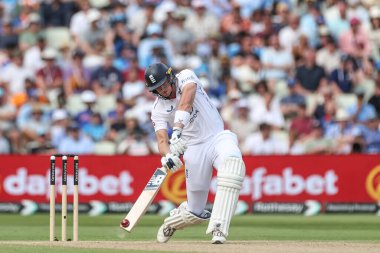 İngiltere 'den Josh Dil, 2. Rothesay Test Maçı' nda İngiltere 'ye karşı Hindistan - Edgbaston, Birmingham, Birleşik Krallık, 4 Temmuz 2025