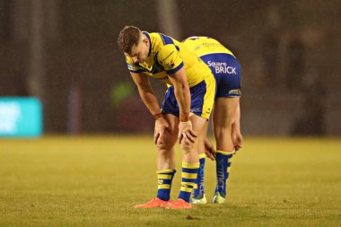 Warrington Wolves 'tan George Williams, 17. Betfred Süper Ligi karşılaşmasında Salford Red Devils' in Warrington Wolves 'a karşı Salford Community Stadyumu, Eccles, İngiltere, 4 Temmuz 2025