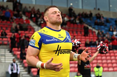 Warrington Wolves 'dan Luke Yates, Salford Community Stadyumu' nda Salford Red Devils ve Warrington Wolves maçının 17. raundundan önce tükeniyor.