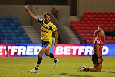 Warrington Wolves 'tan Stefan Ratchford, 4 Temmuz 20255' te Salford Community Stadyumu 'nda oynanan Betfred Süper Lig 17.