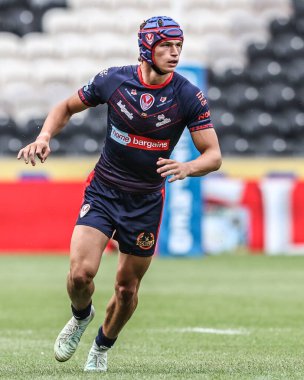St. Helens 'den Harry Robertson 17. Betfred Süper Ligi karşılaşmasında Hull FC, St. Helens' e karşı MKM Stadyumu, Hull, Birleşik Krallık, 5 Temmuz 2025