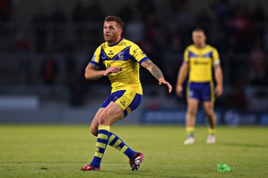 Warrington Wolves takımından Marc Sneyd, Salford Community Stadyumu 'nda oynanan 17. Salford Red Devils - Warrington Wolves maçında başarılı bir dönüşüm gerçekleştirdi.