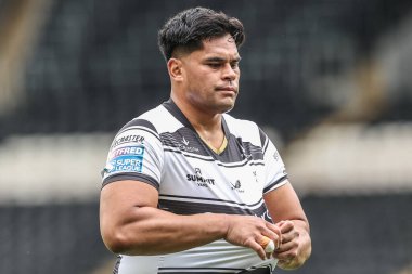 Hull FC 'den Herman Eseese 17. Betfred Süper Ligi karşılaşmasında Hull FC, St. Helens' e karşı MKM Stadyumu, Hull, Birleşik Krallık, 5 Temmuz 2025