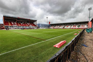 Sewell Group Craven Parkı 'nın genel görünümü Betfred Süper Ligi' nin 17. raundu öncesinde Hull KR, Leeds Gergedan 'a karşı Sewell Group Craven Park' ta 6 Temmuz 2025 'te Hull, İngiltere' de oynanan karşılaşma.