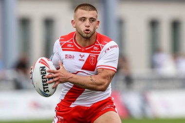 Hull KR 'dan Mikey Lewis 17. Betfred Süper Ligi karşılaşmasında Hull KR, Leeds Rhinos' a karşı Sewell Group Craven Park, Kingston upon Hull, İngiltere, 6 Temmuz 2025