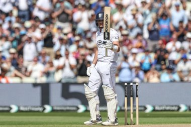 İngiltere 'den Jamie Smith, 2. Rothesay Test Maçı' nda 150. yüzyılını kutluyor. 3. İngiltere - Hindistan maçı, Birmingham, İngiltere, 4 Temmuz 2025