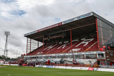 Sewell Group Craven Parkı 'nın genel görünümü Betfred Süper Ligi' nin 17. raundu öncesinde Hull KR, Leeds Gergedan 'a karşı Sewell Group Craven Park' ta 6 Temmuz 2025 'te Hull, İngiltere' de oynanan karşılaşma.