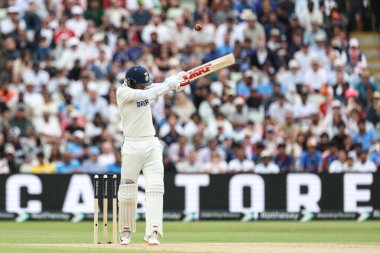 Hindistan kaptanı Shubman Gill, 2. Rothesay Test Maçı 'nda İngiltere' nin Edgbaston, Birmingham, İngiltere 'de 4.