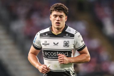 Hull FC 'den Lewis Martin, 18. Betfred Süper Ligi karşılaşmasında Hull FC, Wakefield Trinity' ye karşı MKM Stadyumu, Hull, Birleşik Krallık, 10 Temmuz 2025