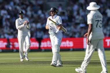 İngiltere 'den Joe Root 99. kulvarda 3. Rothesay Test Maçı 1. İngiltere - Hindistan - Lords, Londra, İngiltere, 10 Temmuz 2025