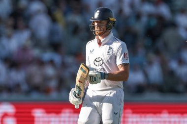 İngiltere kaptanı Ben Stokes 39. kulvarda 3. Rothesay Test Maçı 1. İngiltere Hindistan - Lords, Londra, İngiltere, 10 Temmuz 2025