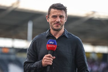 Jon Wilkin, 18. Betfred Süper Lig karşılaşması öncesinde Sky Sports 'ta Hull FC, Wakefield Trinity' ye karşı MKM Stadyumu, Hull, İngiltere, 10 Temmuz 2025