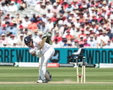 İngiliz Brydon Carse, 3. Rothesay Test Maçı 'nda Hindistan Lords, Londra, Birleşik Krallık, 11 Temmuz 2025' te oynanan 2.