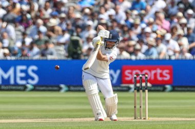 İngiltere 'den Ben Duckett, 3. Rothesay Test Maçı' nda 3 koşu için topa vuruyor. 4. İngiltere - Hindistan - Lords, Londra, İngiltere, 13 Temmuz 2025