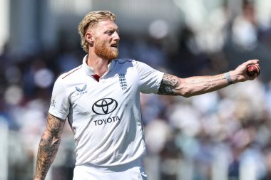İngiltere kaptanı Ben Stokes 3. Rothesay Test Maçı 'nda 3. İngiltere Hindistan' a karşı Lords, Londra, İngiltere, 12 Temmuz 2025