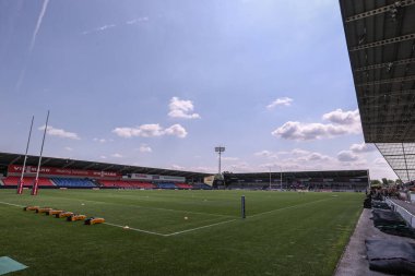 Salford Halk Stadyumu 'nun Salford Red Devils - Castleford Tigers maçında oynanan Betfred Süper Lig Maçı' nın genel görüntüsü.