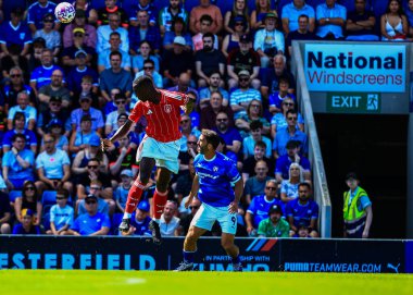 Nottingham Ormanı 'ndan Willy Boly, 12 Temmuz 2025' te İngiltere 'nin Chesterfield şehrinde oynanan SMH Group Stadiumact Stadyumu' nda oynanan Chesterfield-Nottingham Ormanı ön hazırlık maçında maç yapıyor.